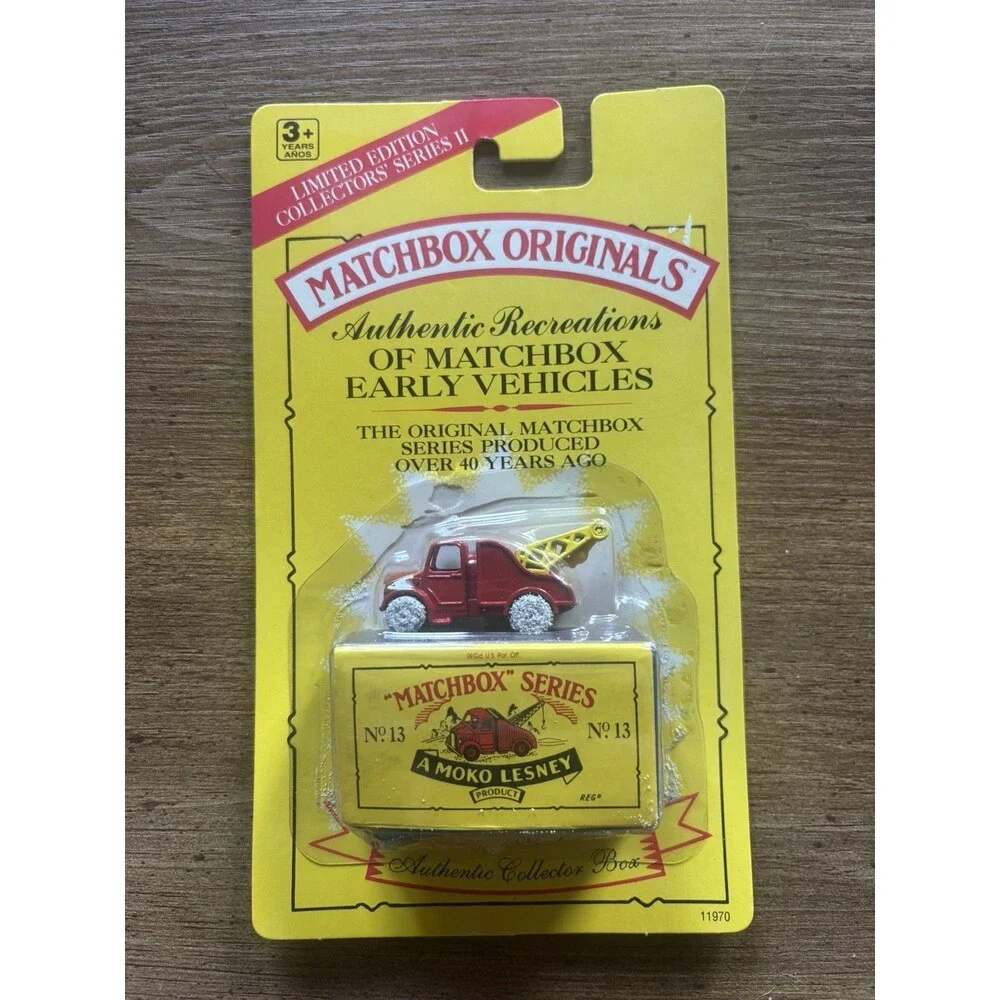 Matchbox Originals No. 13 Bedford Wreck Truck Collector Series II MOC Lesney